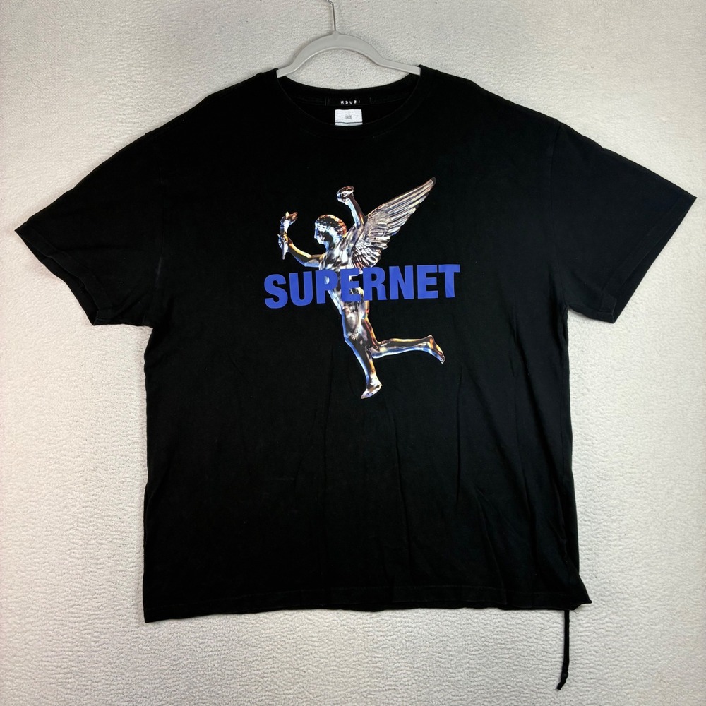 Ksubi Supernet T Shirt Men XL Black Klassik Rolls Biggie Graphic Tee Streetwear